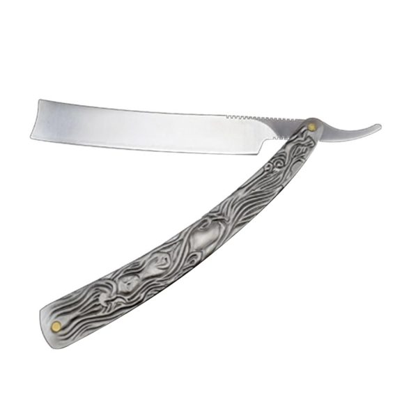 Manual Beard Shaving Razor Old Type Single Blade Vintage Style Face and Hair Shaving Tool for Men Grooming Random Style