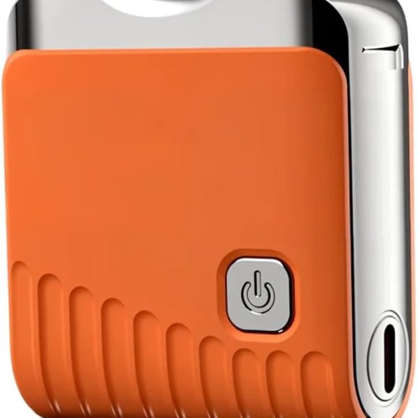 Mini Electric Shaver, 2026 New Dual Head Waterproof Rechargeable Razor Mini Wet Dry Shaving Razor for Travel Home (Orange)
