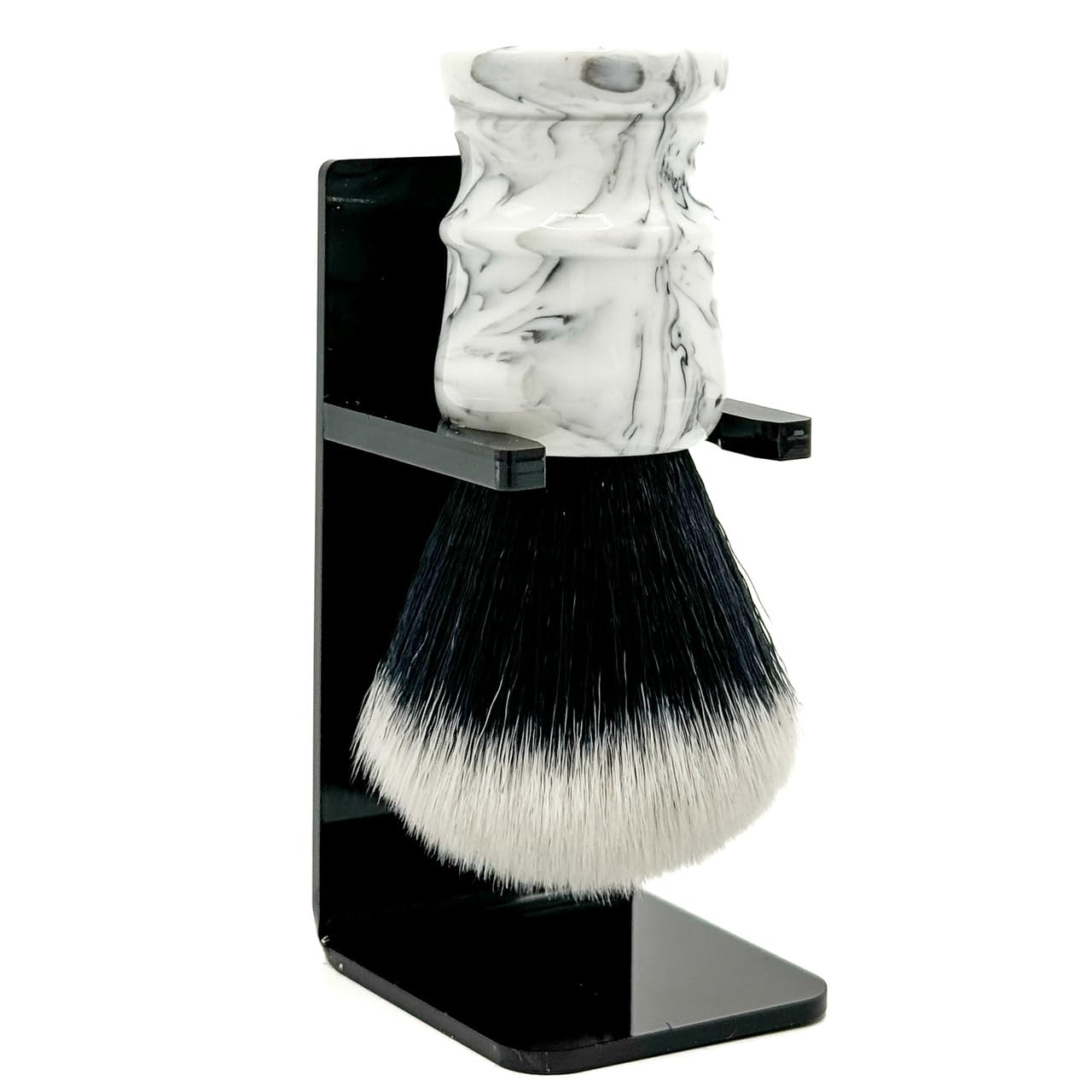 Safety Razor, Ultra Soft Synthetic Shaving Brush with Stand