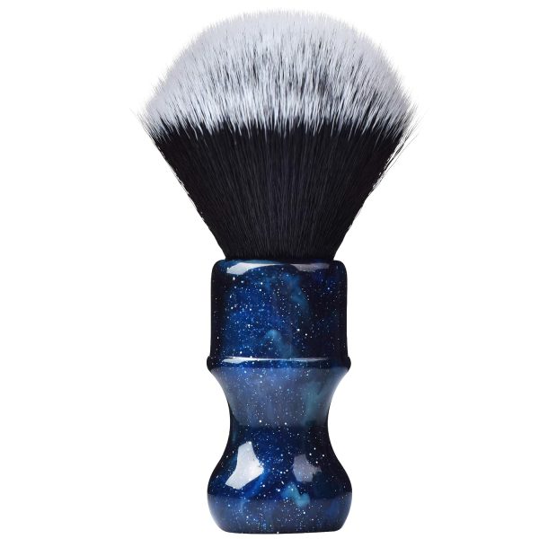 Luxury Synthetic Shaving Brush With Aesthetic Resin Handle, 24mm Extra Dense Knot
